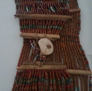 Hand beaded belt